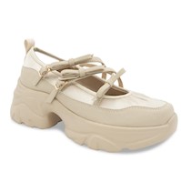 ZAPATO MUJER STHEF CASUAL BEIGE 8156